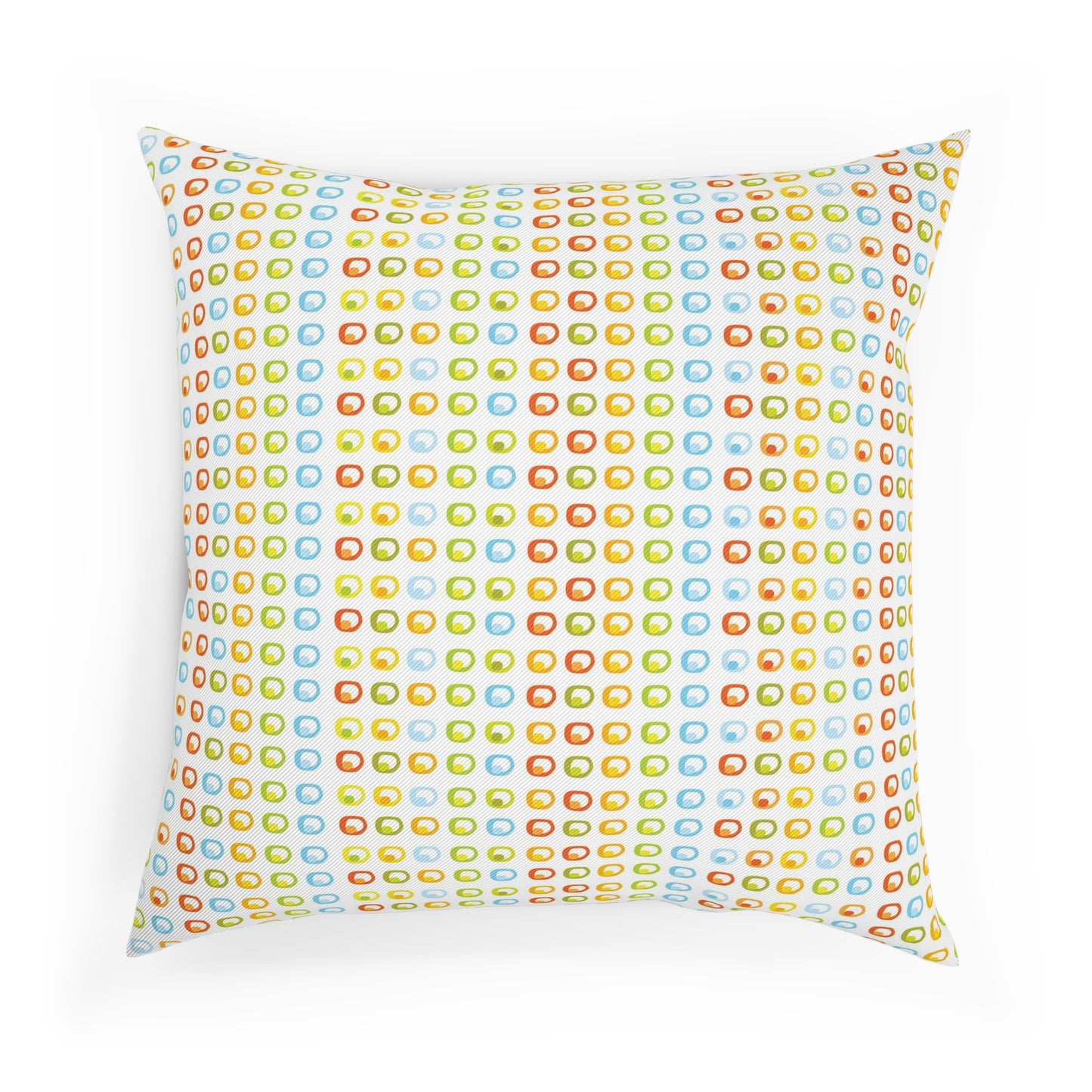 Red Hair Girl Square Cushion