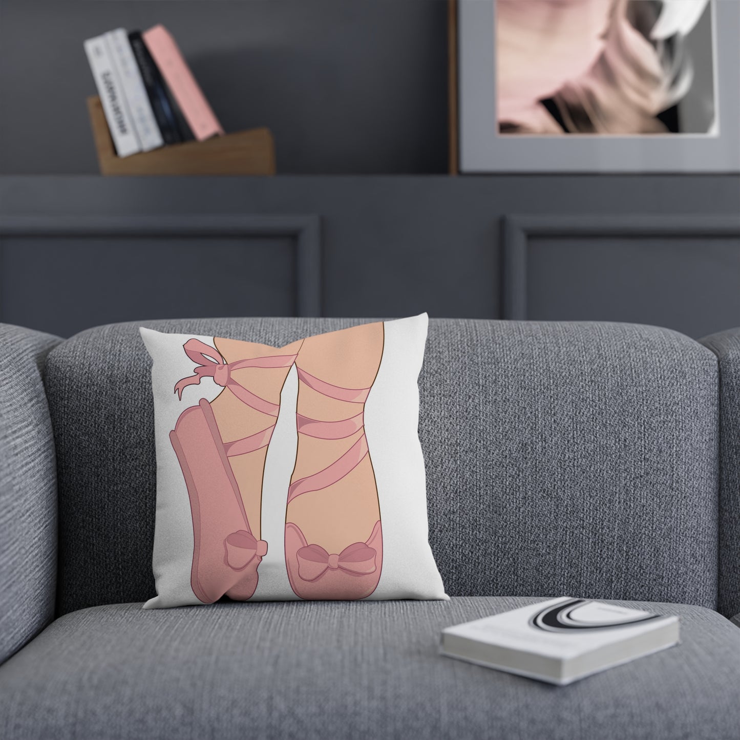 Bella Ballerina Square Pillow