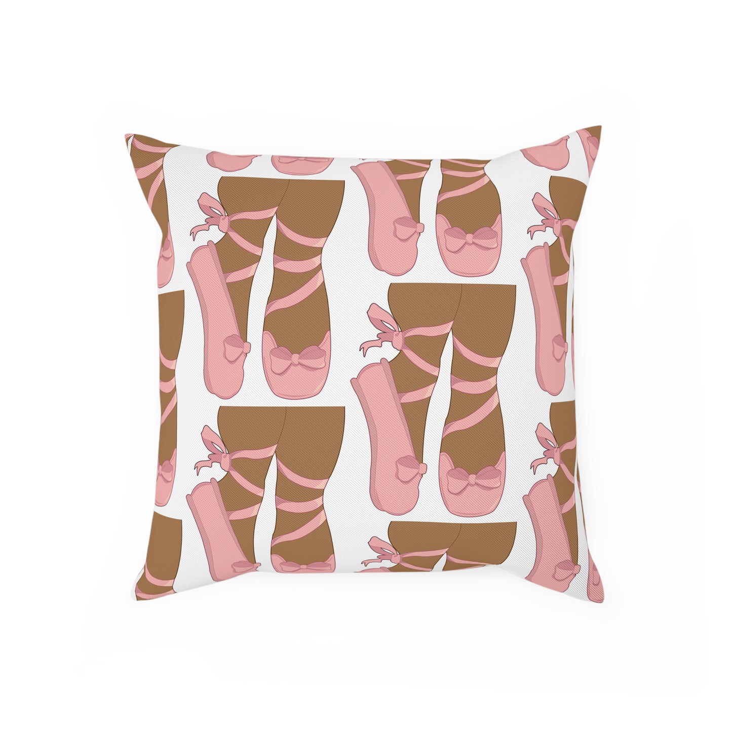 Ballet Shoes Square Pillow