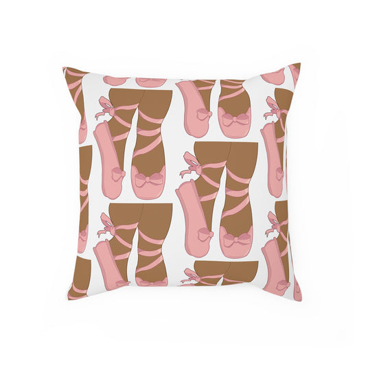Ballet Shoes Square Pillow