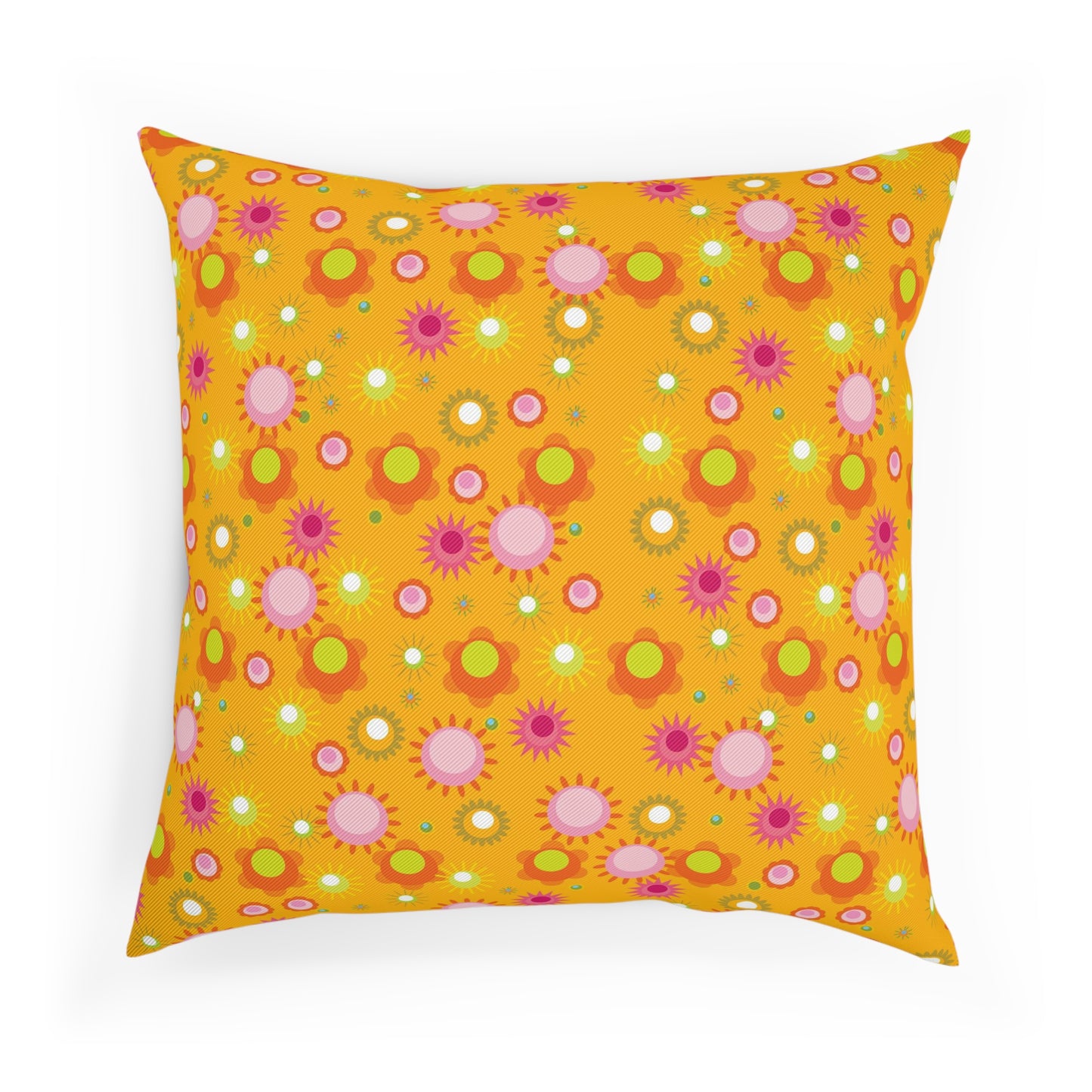 Afro Puffs Square Cushion