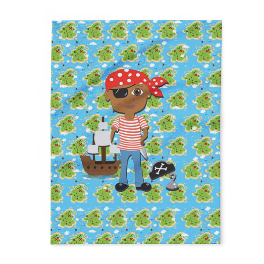 Pirate Adventure Fleece Blanket