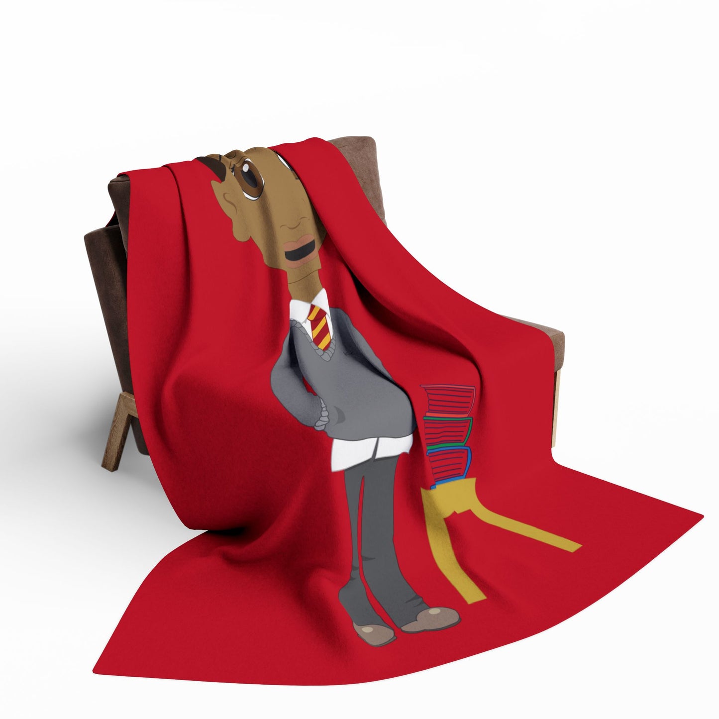 Bold School Boy Fleece Blanket – Fun & Stylish Design