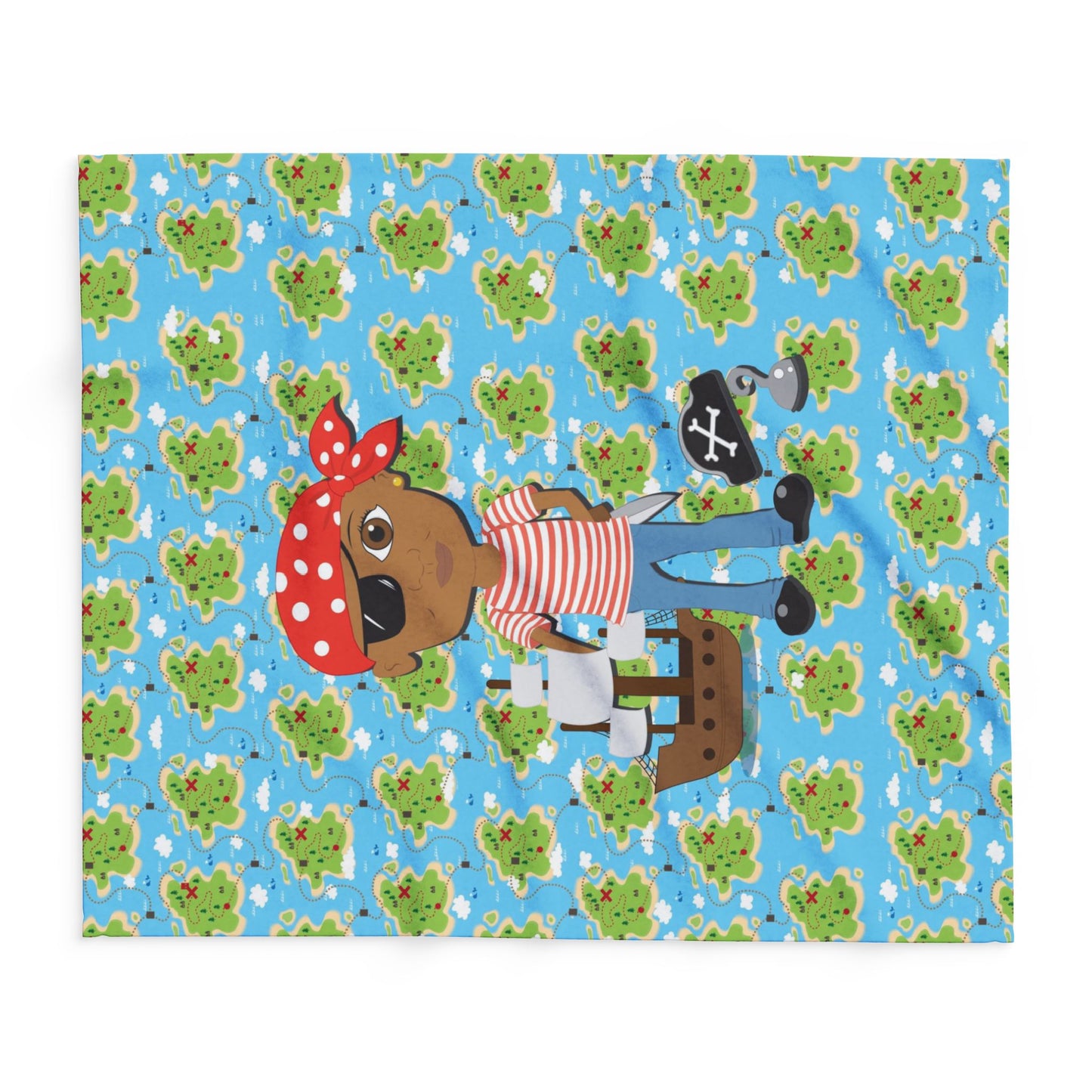 Pirate Adventure Fleece Blanket