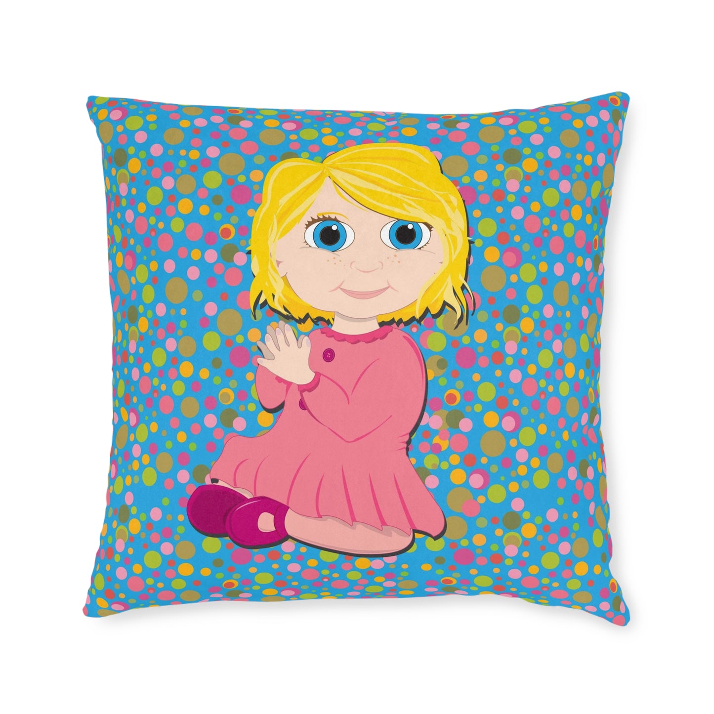 Copy of Blond Girl Square Pillow