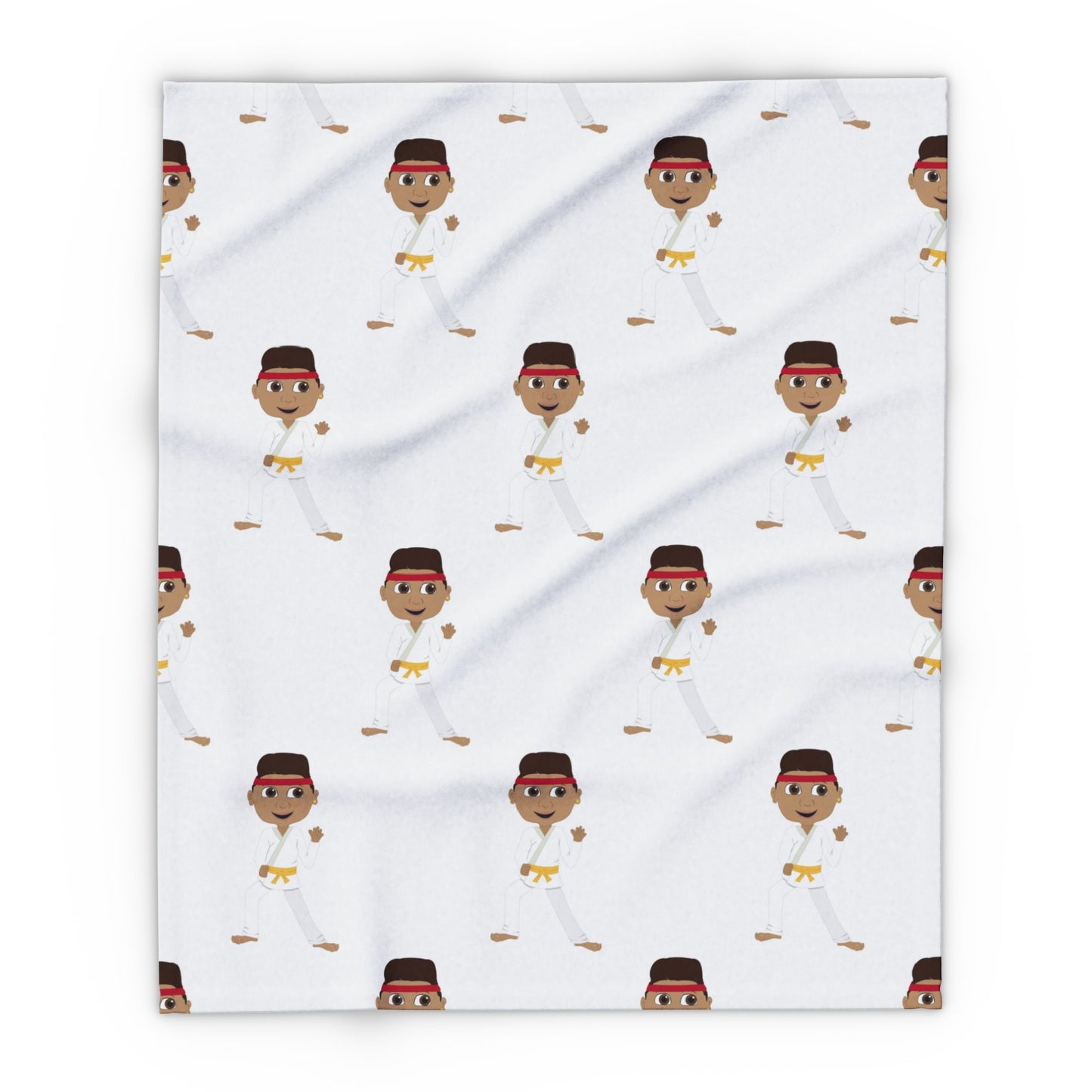 Karate Kid Fleece Blanket – Fun Martial Arts Design