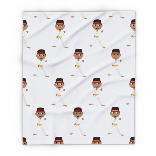 Karate Kid Fleece Blanket – Fun Martial Arts Design