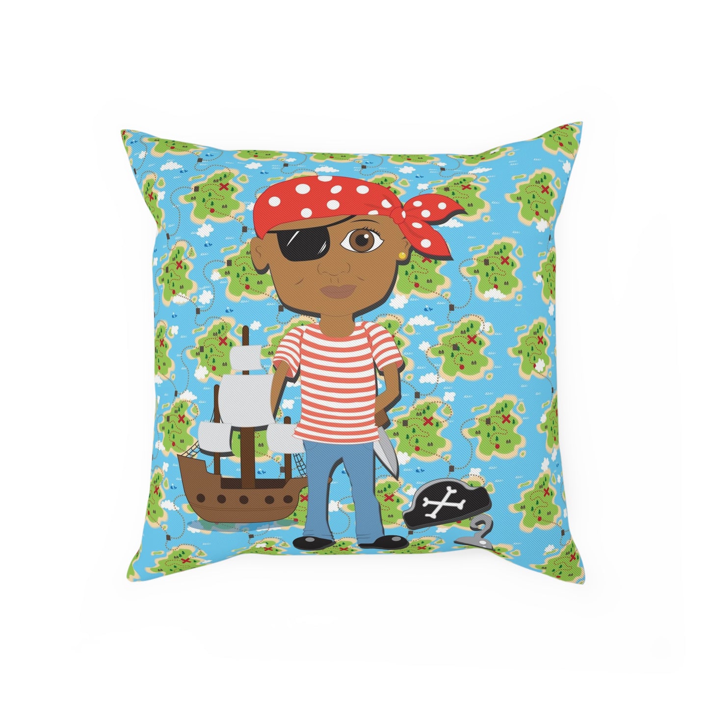 Pirate Square Cushion