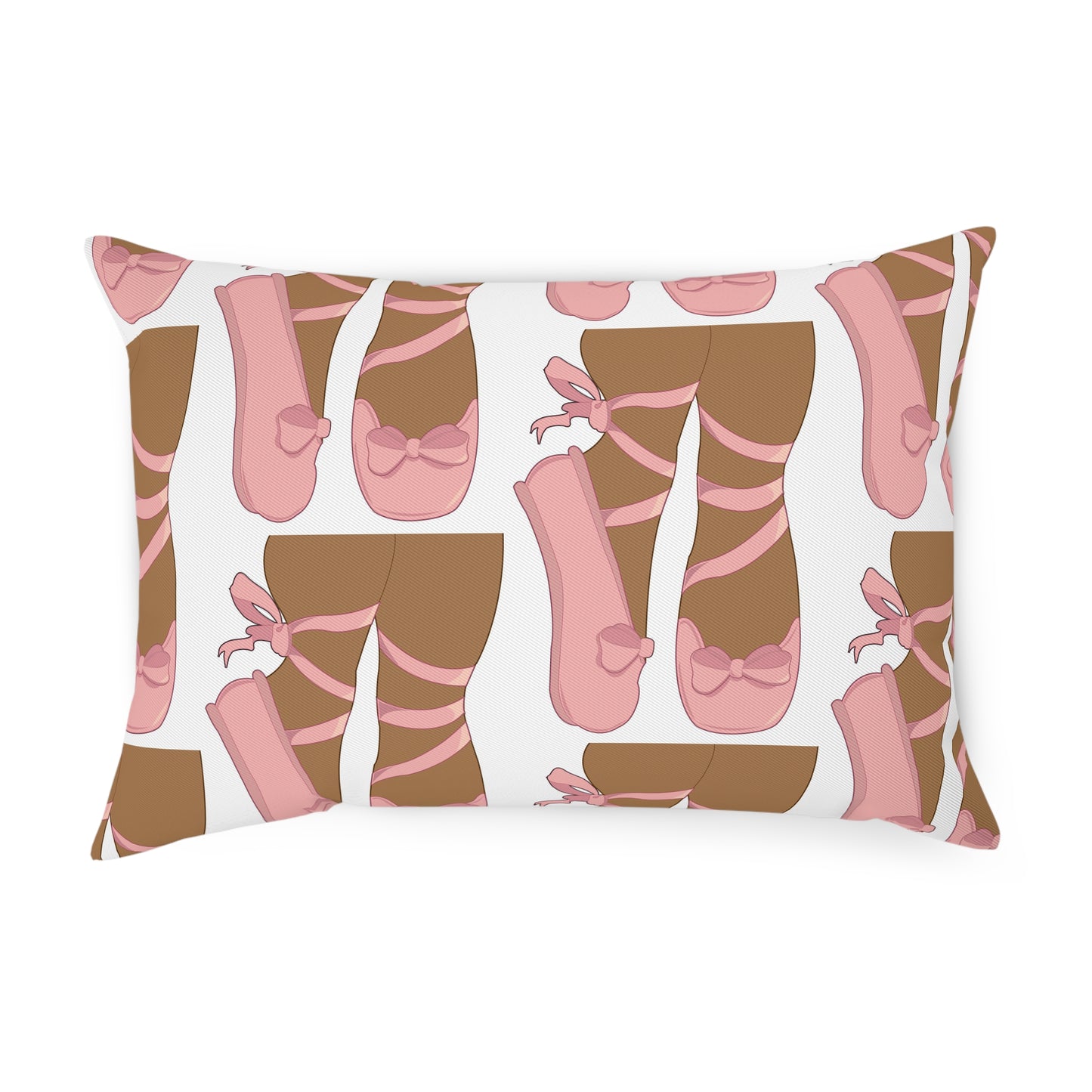 Ballet Shoes Square Pillow