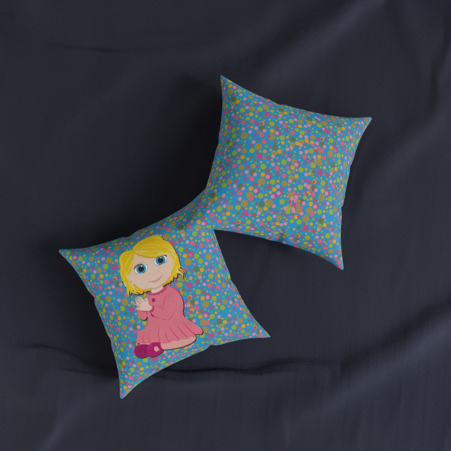 Copy of Blond Girl Square Pillow