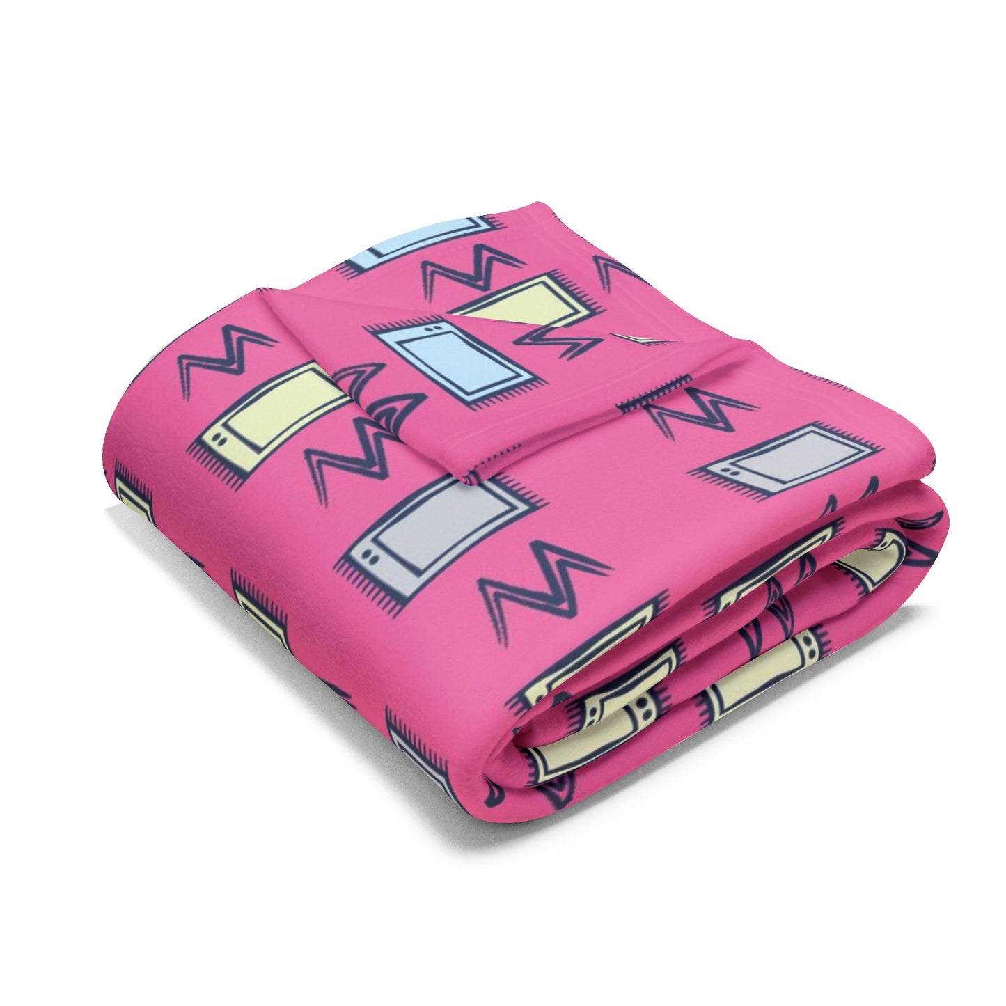 School Life in Colour Fleece Blanket