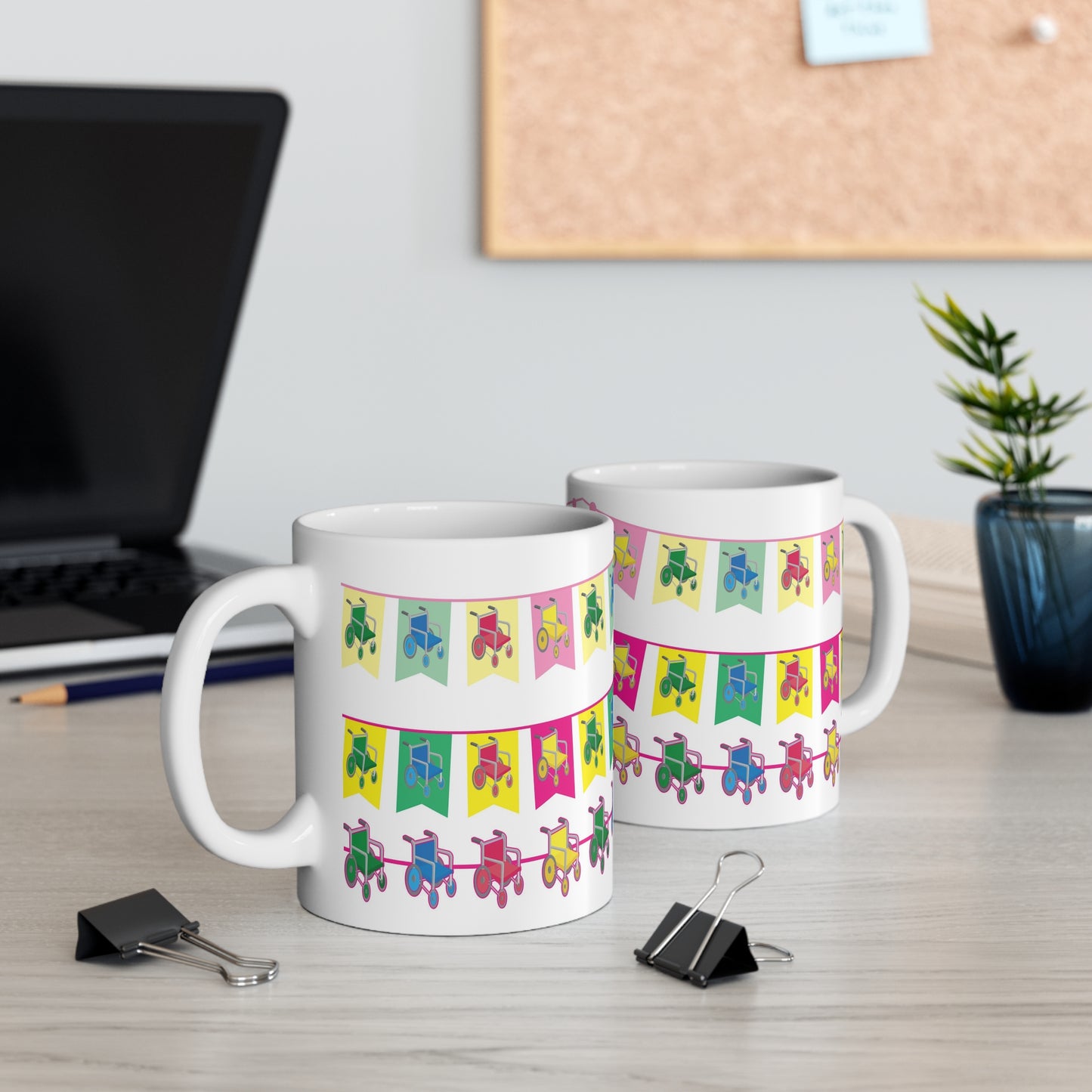 Wheelchair Bunting Mug 11oz