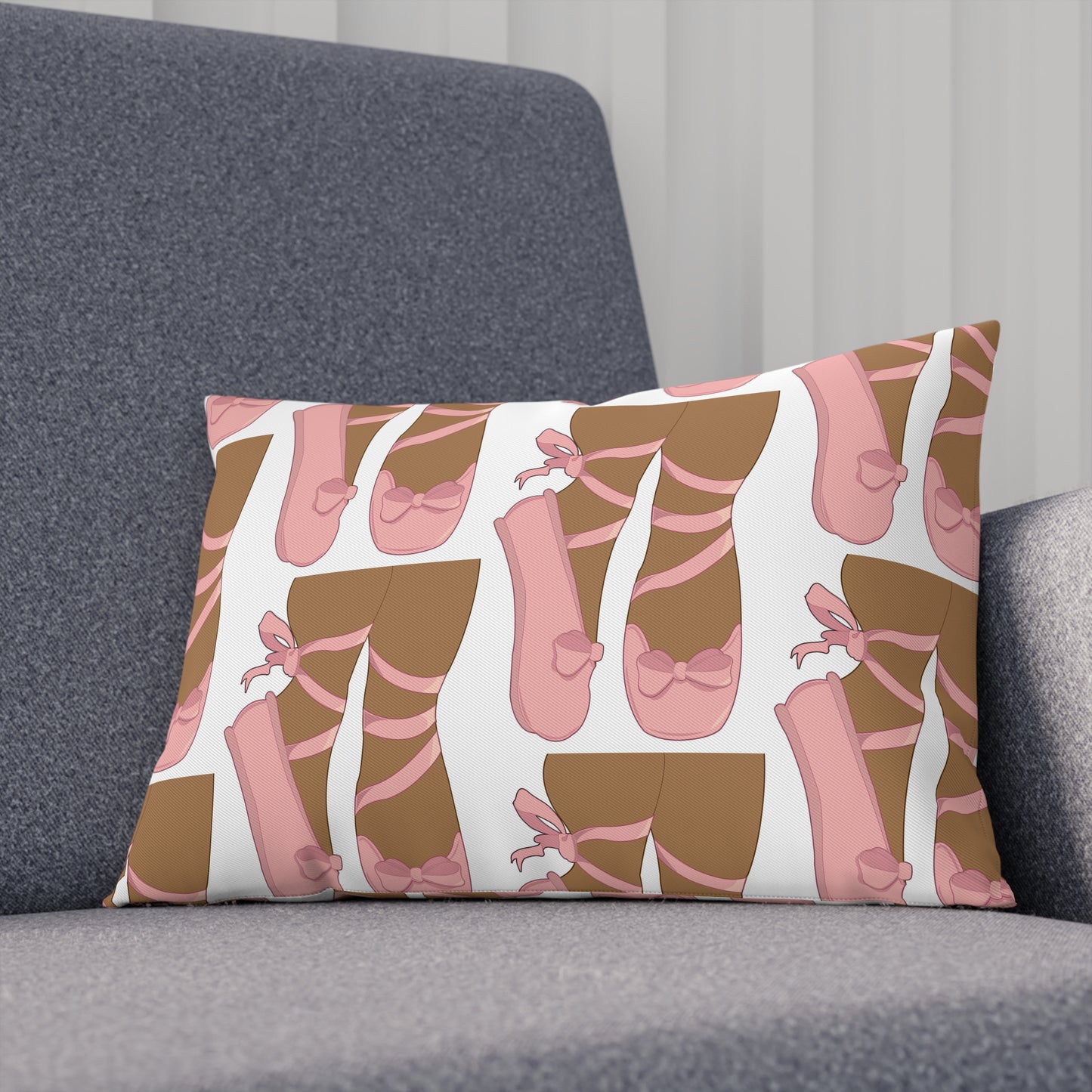 Ballet Shoes Square Pillow