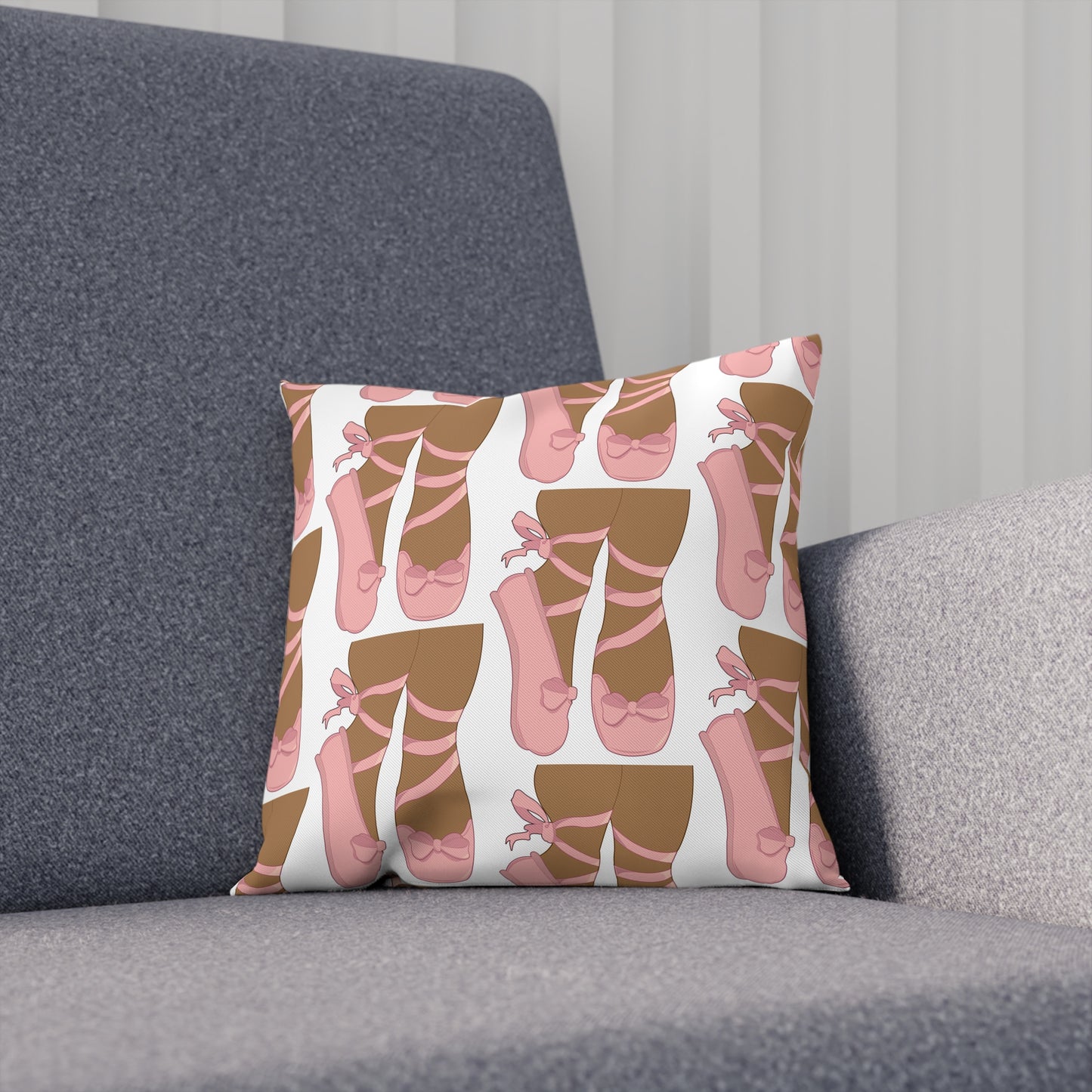 Ballet Shoes Square Pillow