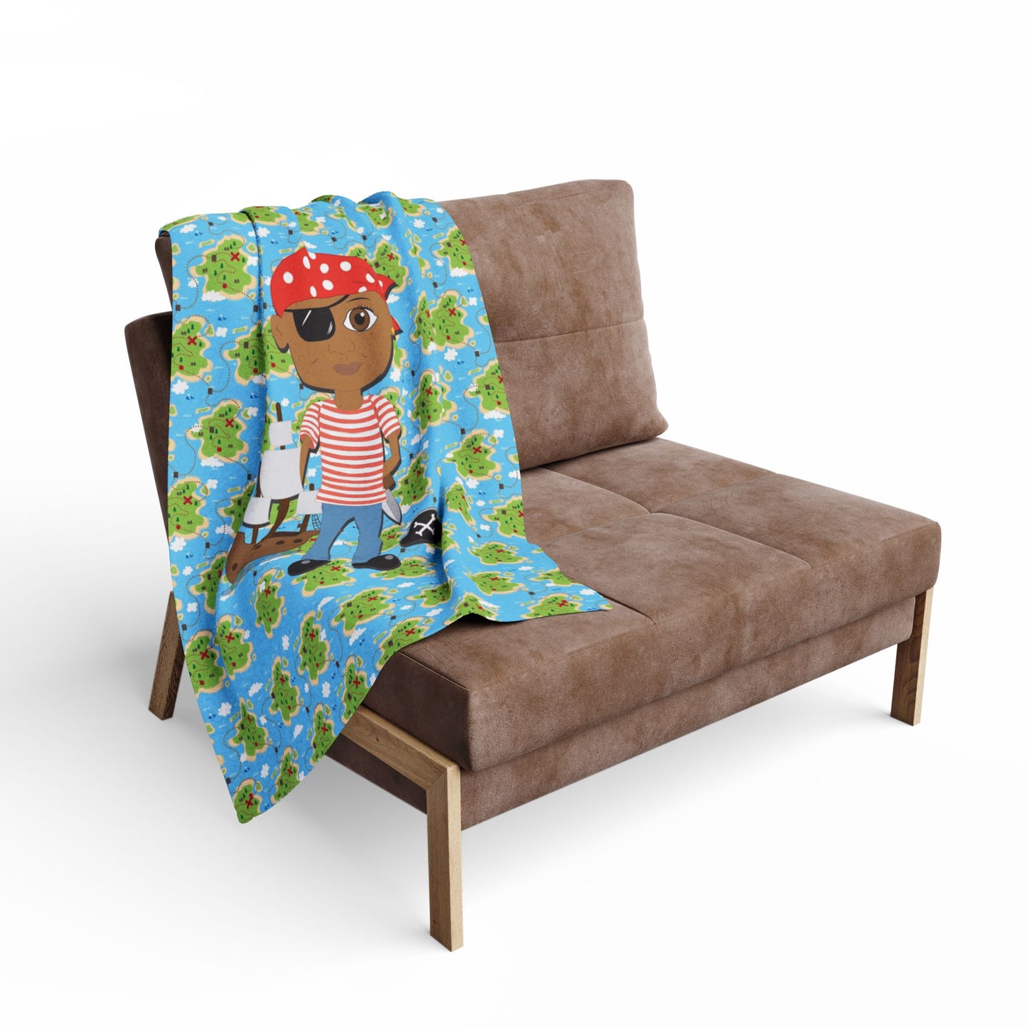 Pirate Adventure Fleece Blanket