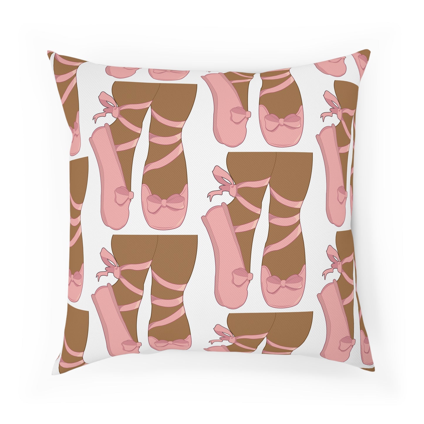 Ballet Shoes Square Pillow