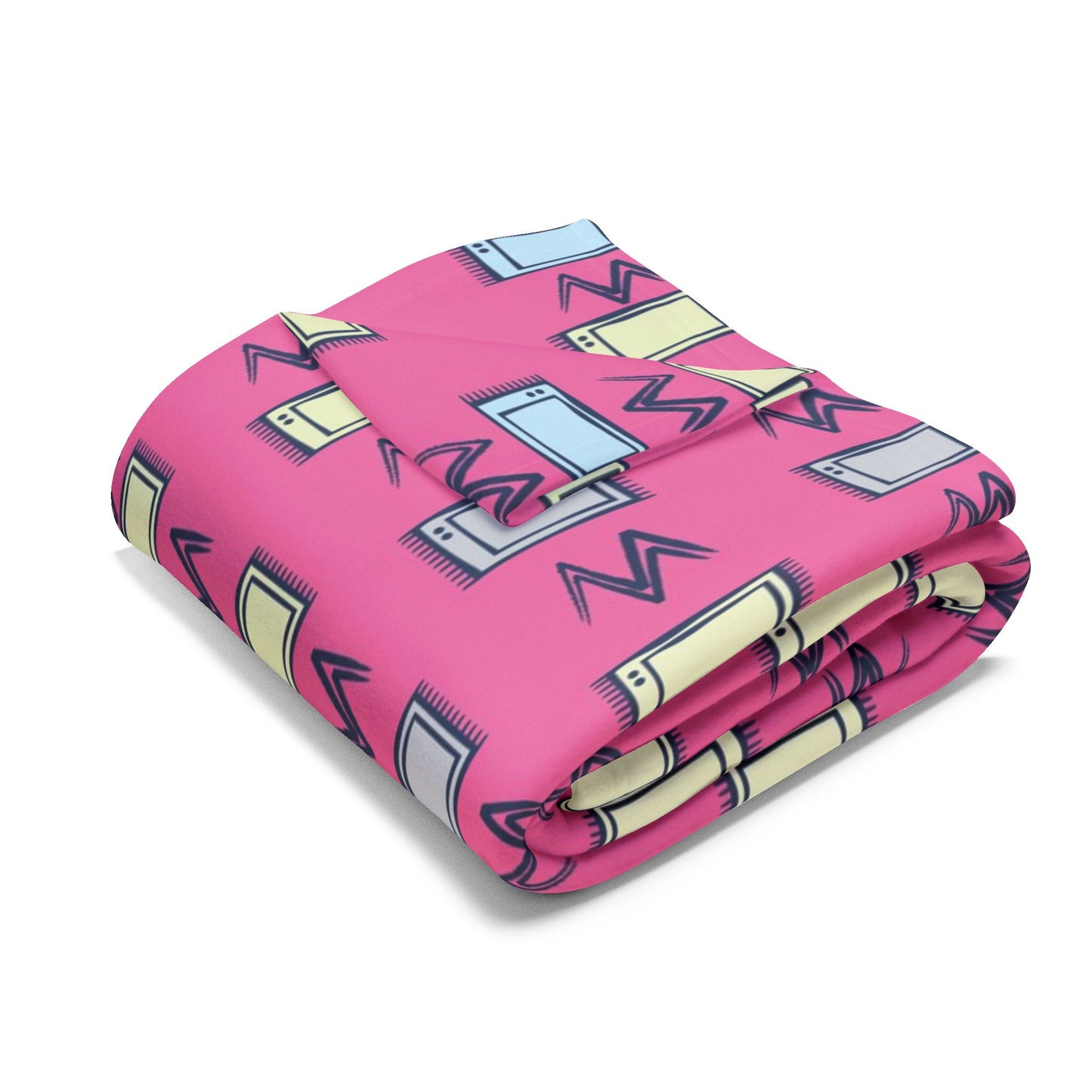 School Life in Colour Fleece Blanket