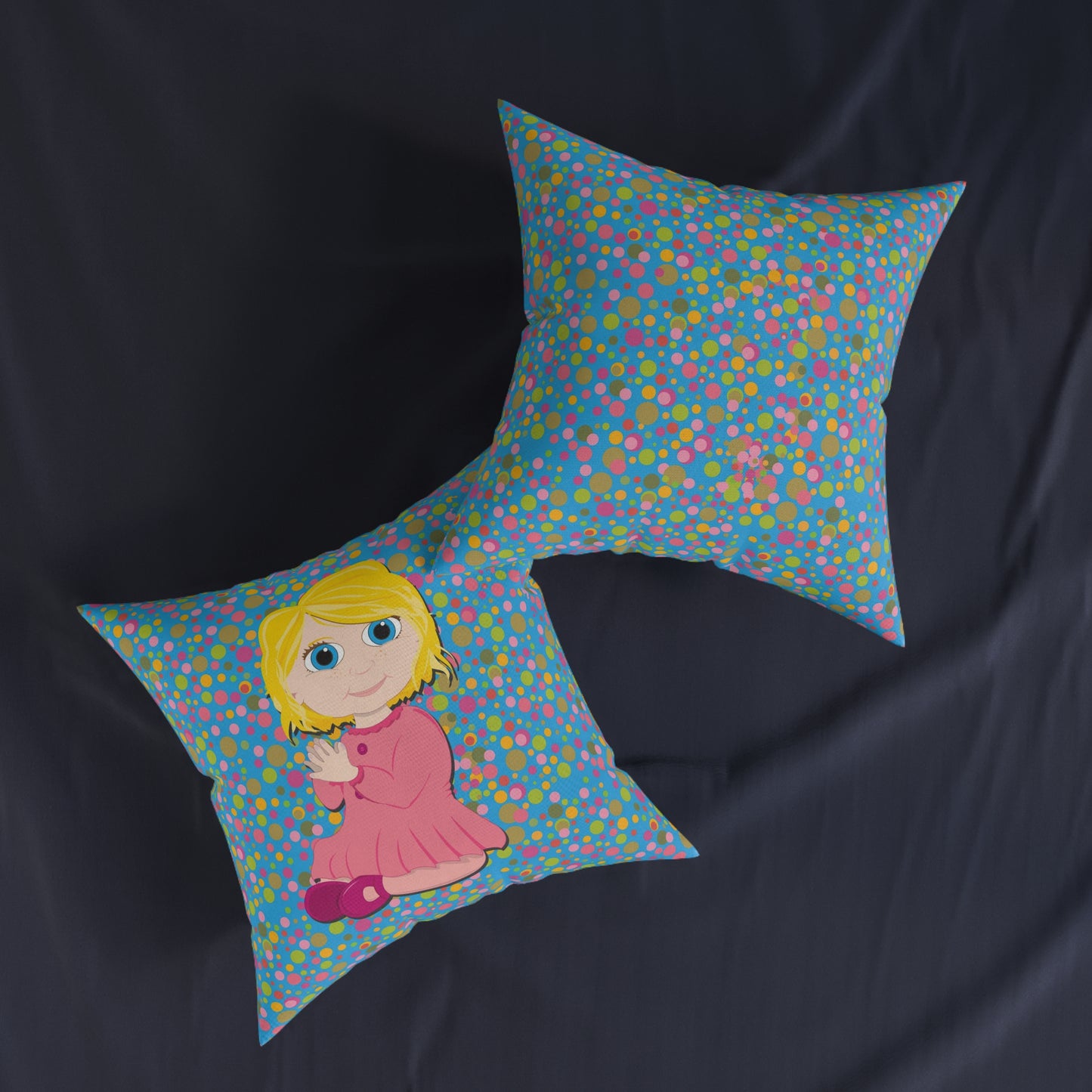 Copy of Blond Girl Square Pillow