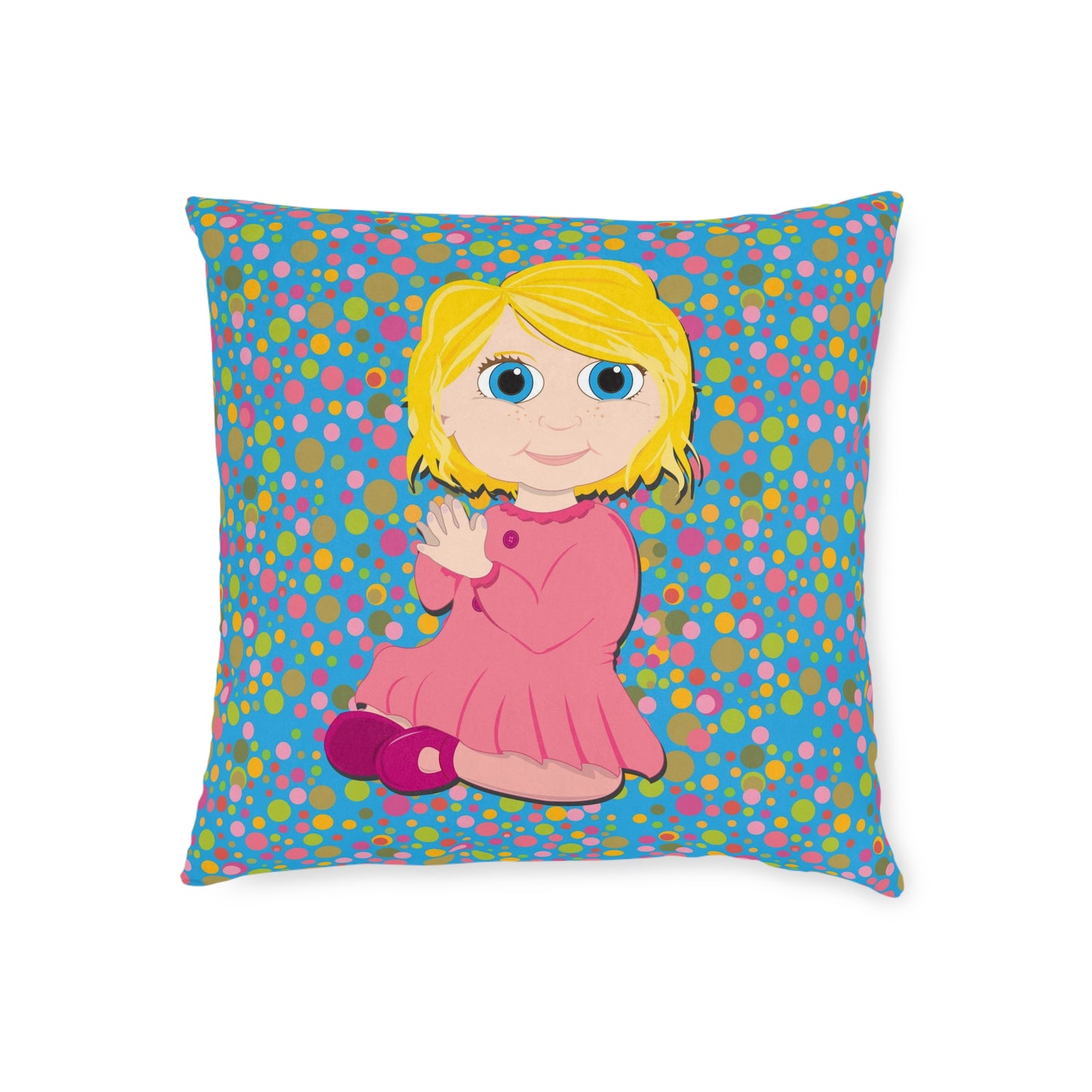 Copy of Blond Girl Square Pillow