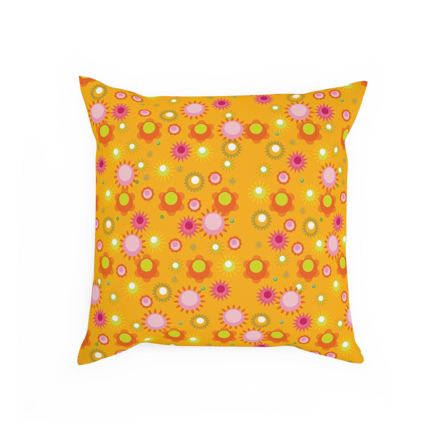 Afro Puffs Square Cushion