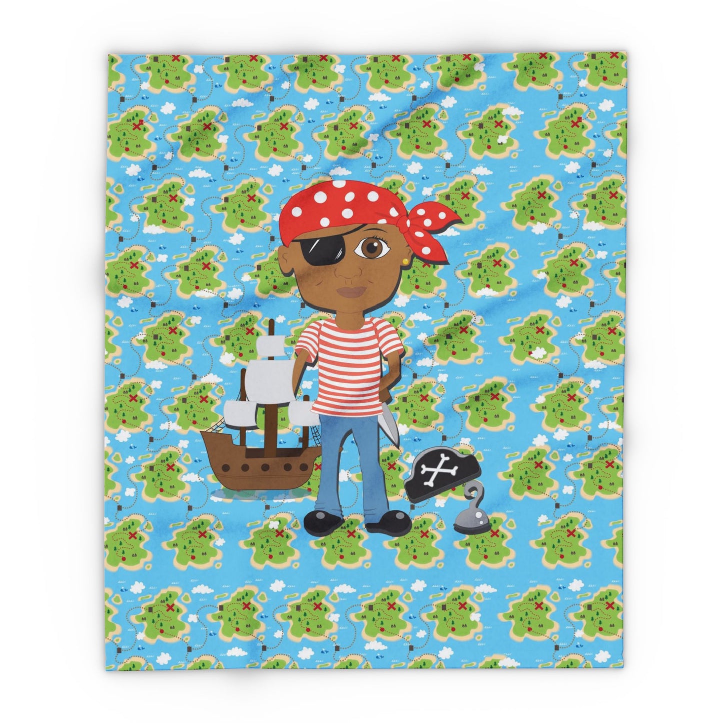 Pirate Adventure Fleece Blanket