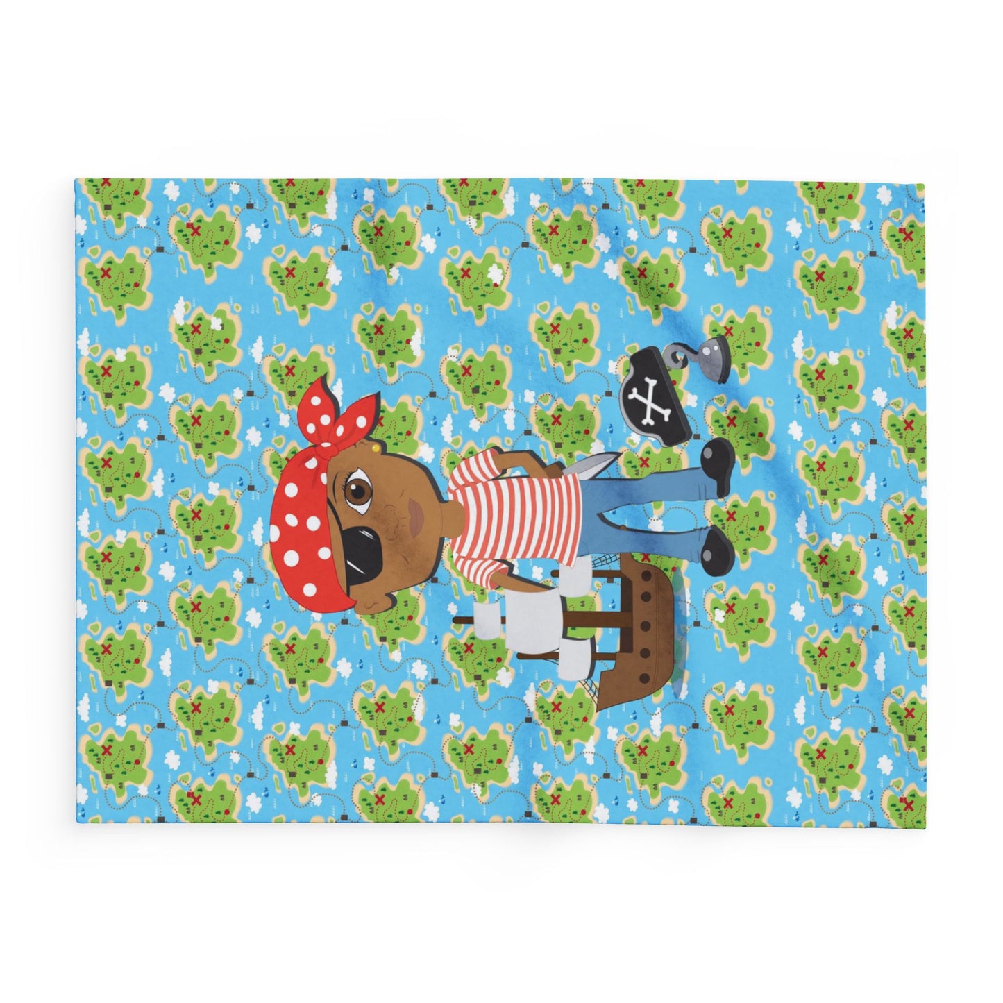 Pirate Adventure Fleece Blanket