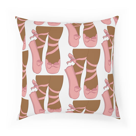 Ebony Ballet Shoes Cushion